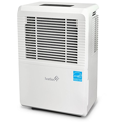 Ivation 4,500 Sq Ft Energy Star Dehumidifier with Pump - Large Capacity Compressor for Spaces...